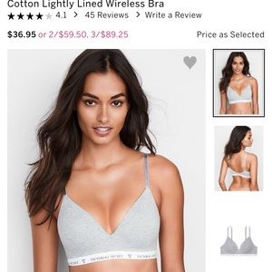 Wear everywhere wireless bra 36C